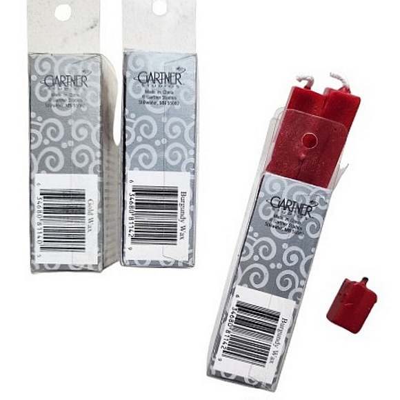 Gartner Studios Sealing Wax Bundle of 2 Gold Burgundy NIB - Picture 3 of 6